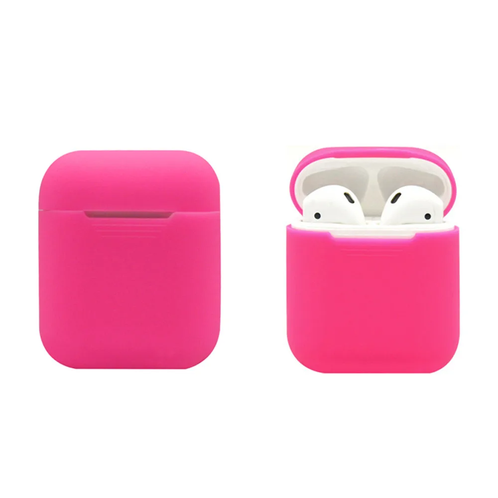 Чехол для наушников AirPods защитная коробка Apple EarPods силиконовые чехлы защитный