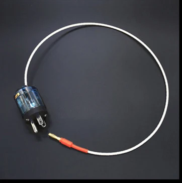 US plug Cable 2 HiFi аудио GND усилитель декодер динамик аудио заземление коробка настройки мощности очиститель электронный черный отверстие большой средний - Цвет: US plug Cable 2