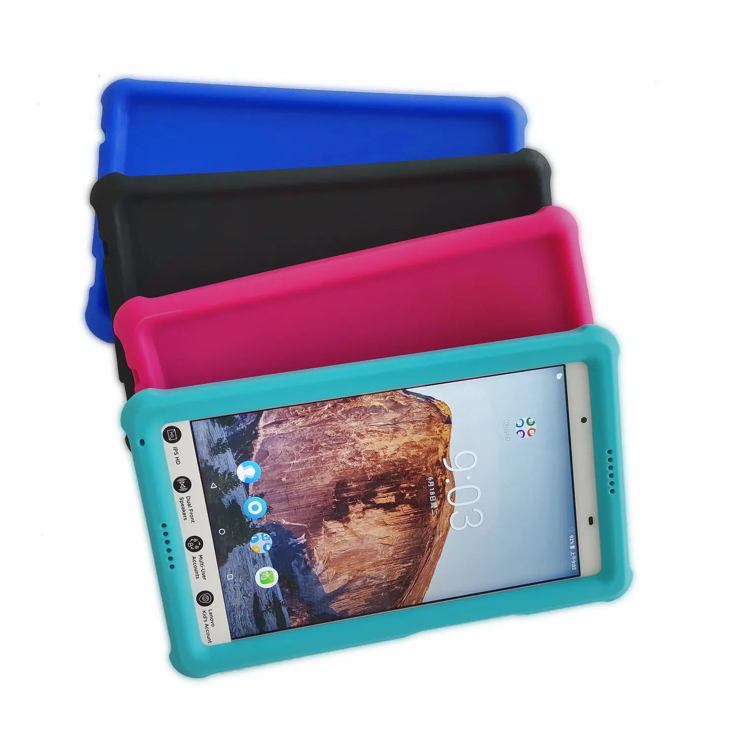 MingShore чехол для lenovo Tab 4 8 модель планшета TB-8504 F/X/N 8,0 дюймов чехол для планшета противоударный детский прочный Чехол
