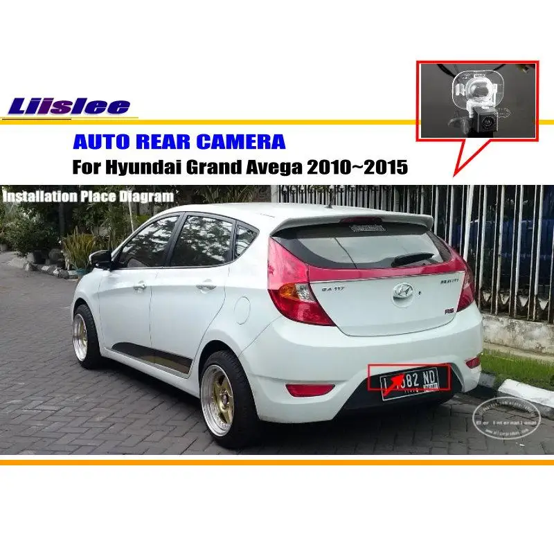 Liislee Автомобильная камера для Hyundai Grand Avega 2010 ~ 2015/камера заднего вида/HD CCD RCA NTST