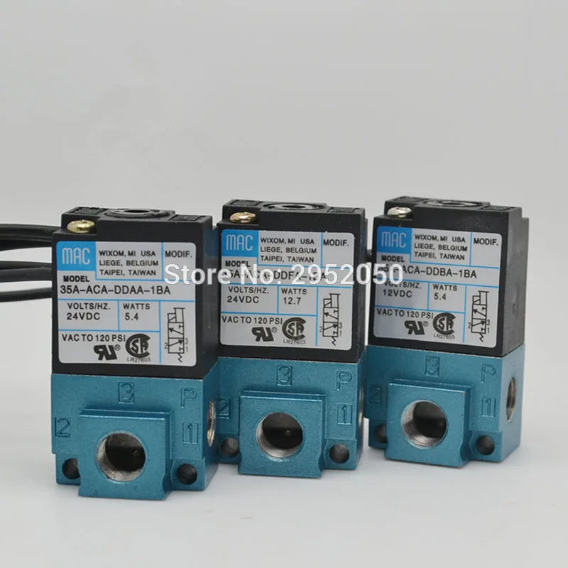 Mac type 35A-ACA-DDFA-1BA 24VDC high frequency solenoid valve for Drip molding machine Dispensing machine marking machine