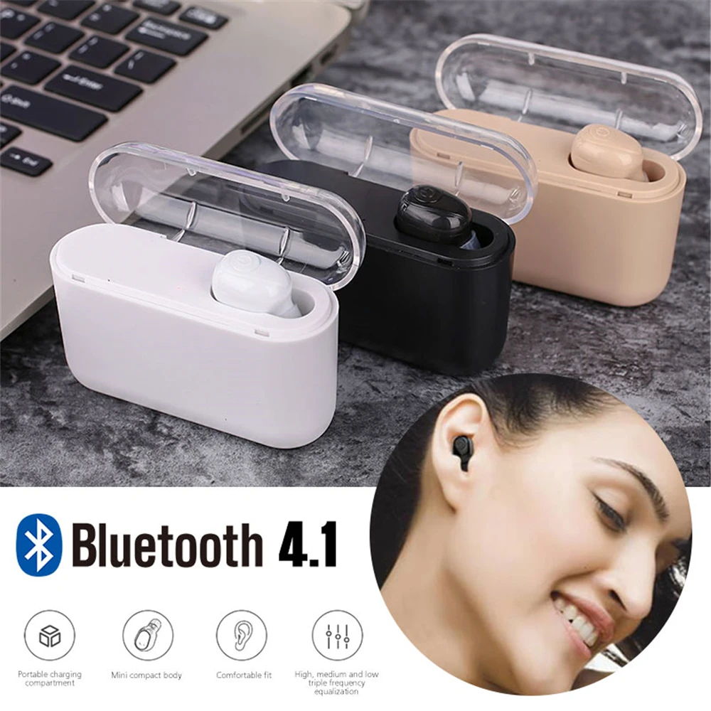 TWS Беспроводная bluetooth-гарнитура стерео-гарнитура спортивные bluetooth-наушники с