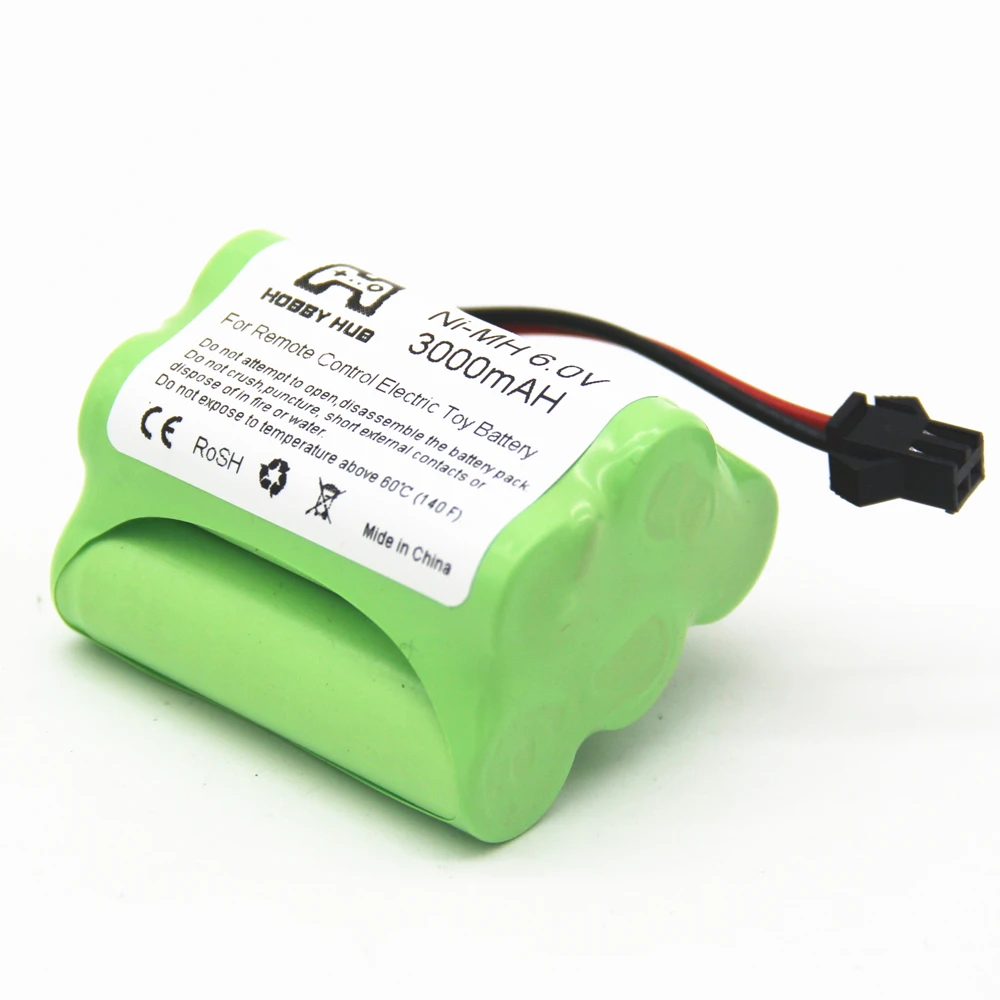 Аккумуляторная батарея Ni MH 6 0 V 3000mAH для rc автомобиля лодки грузовика поезда