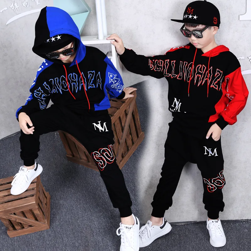 Children Tracksuit Boys Hoodies + Pants Casual Outfits Kids Spring Autumn Clothing Long Sleeve Sports Suits 8 10 12 13 Years |