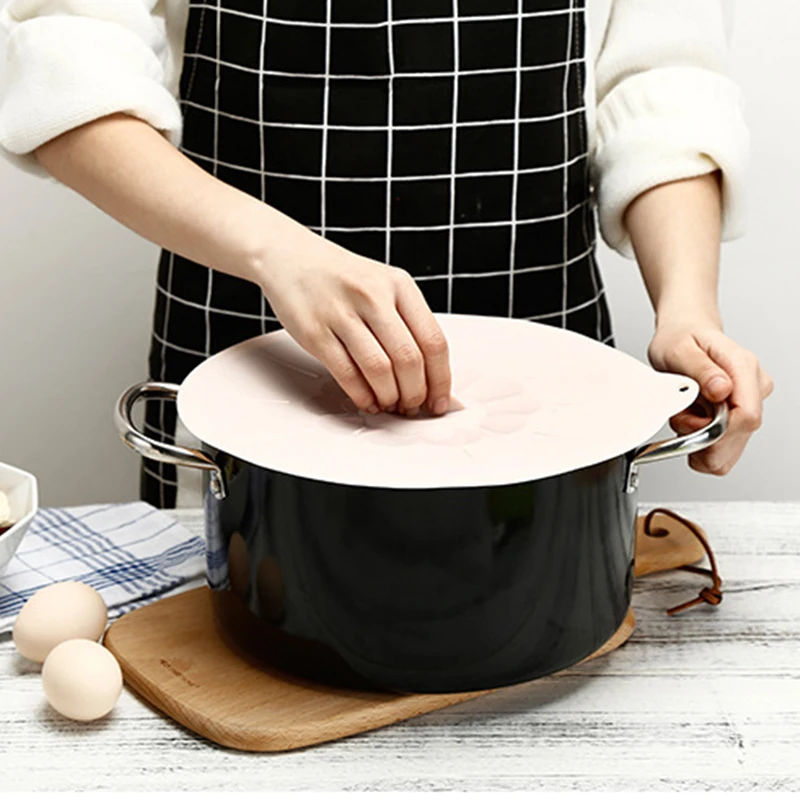 5 шт. силиконовые герметичные крышки для кухонной посуды|Целлофановые и