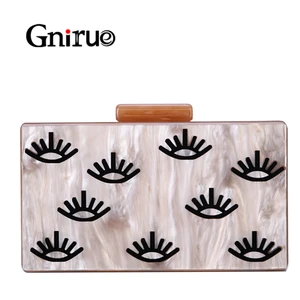 Новые модные женские сумки-мессенджеры, акриловая вечерняя сумочка в клетку с геометрическим рисунком, клатч для вечерние, милая сумка через плечо, кошелек