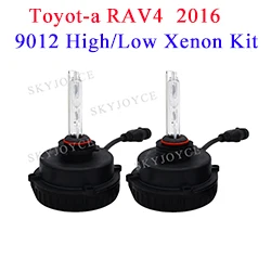 Toyota RAV4 2016 35 Вт все в одном 9012 HIR2 H7 9005 HID комплект 6000K 9012 H7 9005 HID лампы для автомобильных фар край Kia K3 KX5 Toyot-a RAV4 Cadilla-C XT5 - Испускаемый цвет: Toyota RAV4 2016