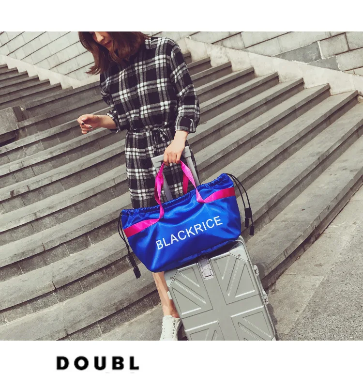 Письмо модный бренд Оксфорд Gym Bag для фитнес для женщин спортивная сумка чехол для мусора путешествия вещевой мешок женский