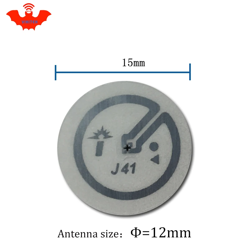 RFID метка UHF стикер Impinj J41 мокрой инкрустация 915 МГц 900 868 МГц 860-960 МГц Higgs3 EPCC1G2 6C Смарт клей пассивный RFID метки RFID этикетка