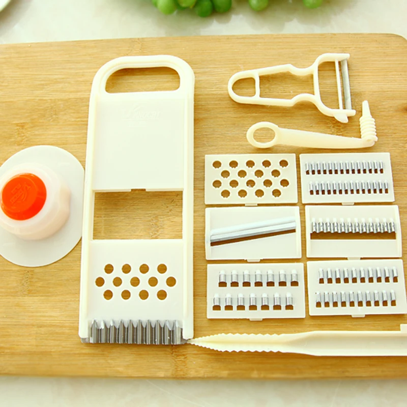 Складной кухонный нож Овощечистка из нержавеющей стали слайсер терка кухонные