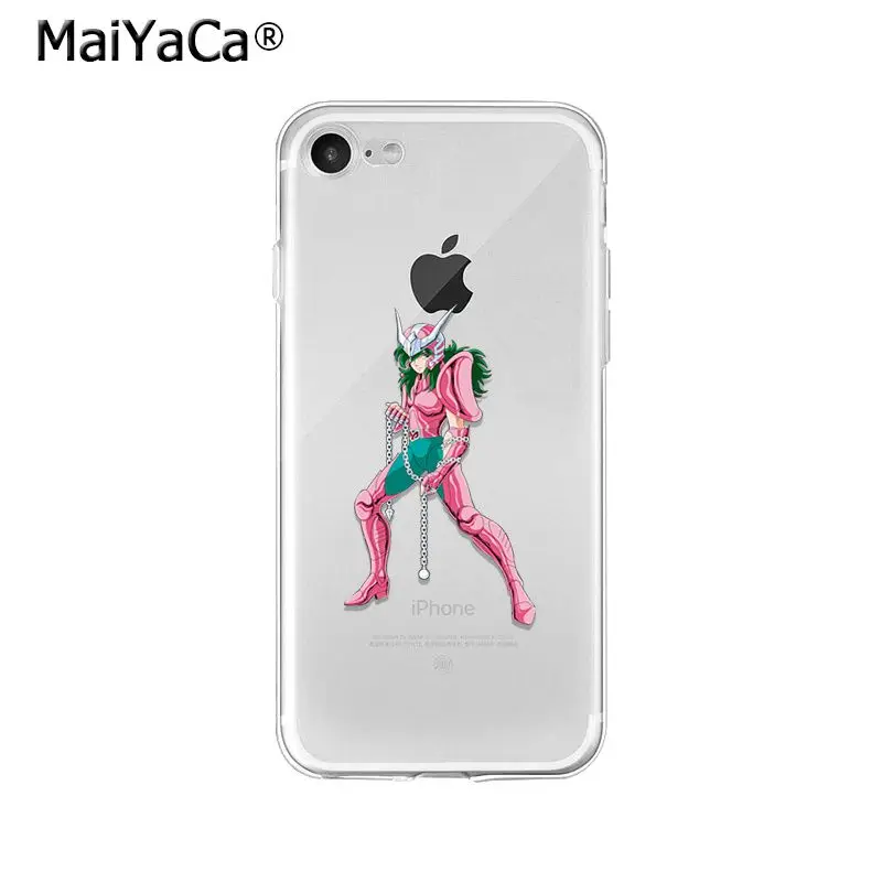 MaiYaCa Saint Seiya ТПУ Мягкие аксессуары для телефона чехол Apple iPhone 8 7 6 6S Plus X XS MAX 5 5S SE XR