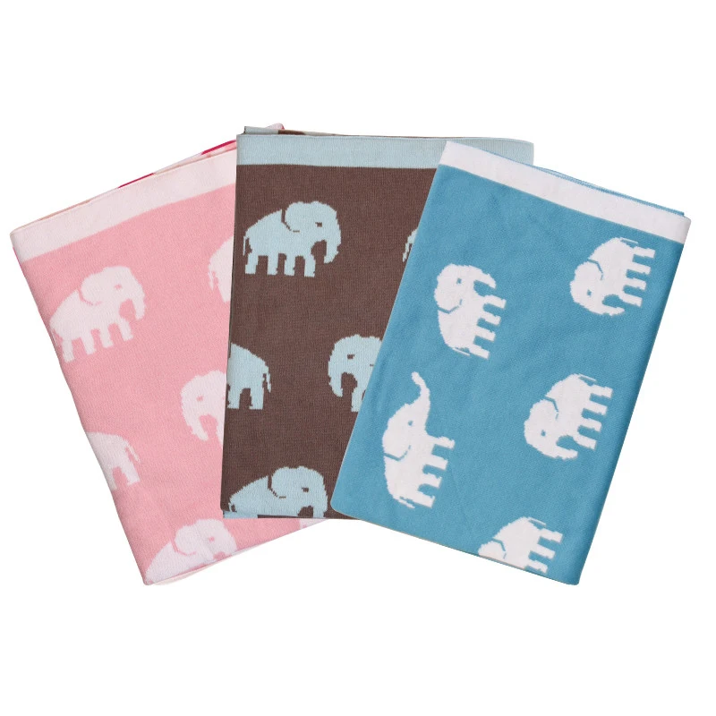 Двухслойное Хлопковое трикотажное детское одеяло Супермягкие пеленки для