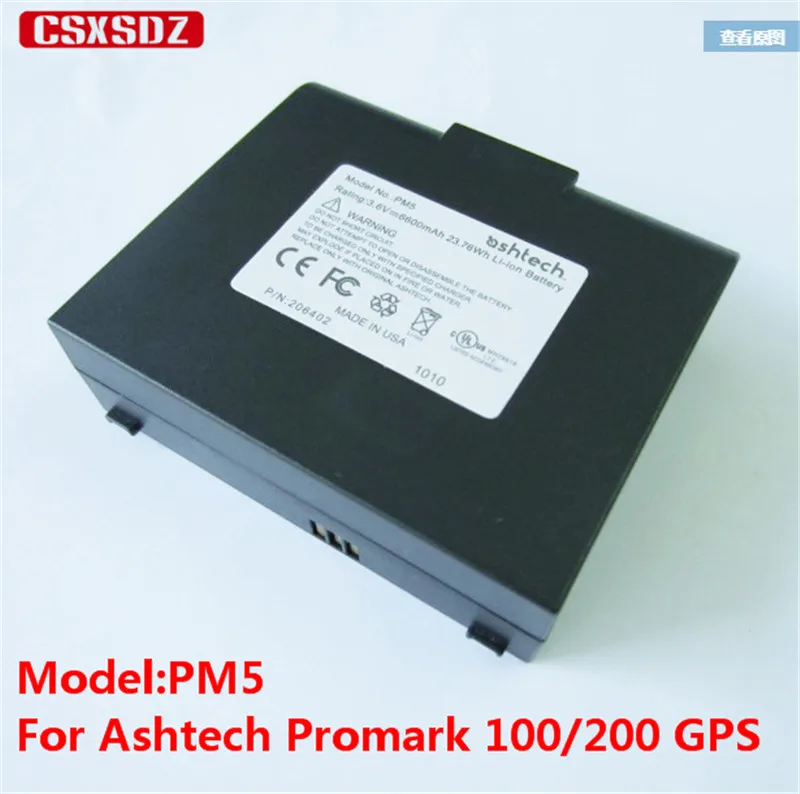 

Новый литий-ионный аккумулятор 3,6 В 6600 мАч PM5 для ASHTECH Promark 100 и ASHTECH Promark 200,ProMark 5,ASHTECH GPS
