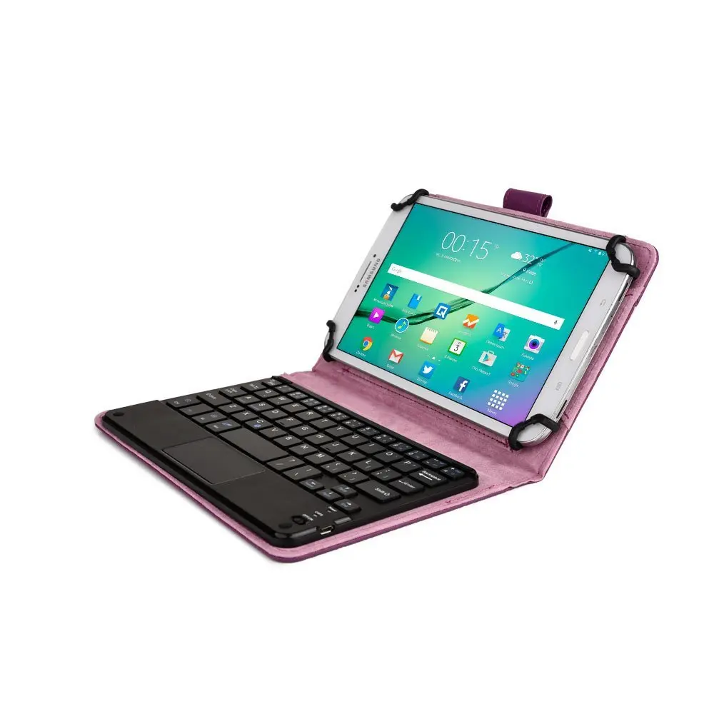 Для iPad Mini 1 2 3 4 Samsung Lenovo Acer ASUS HP Планшеты 7 8 дюймов фиолетовый искусственная кожа