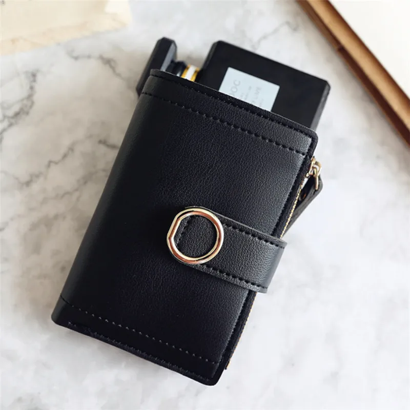 Women's Wallet Small Fashionable Wallets Short Purse Women Money Holder PU Clip Mini High Quality | Багаж и сумки