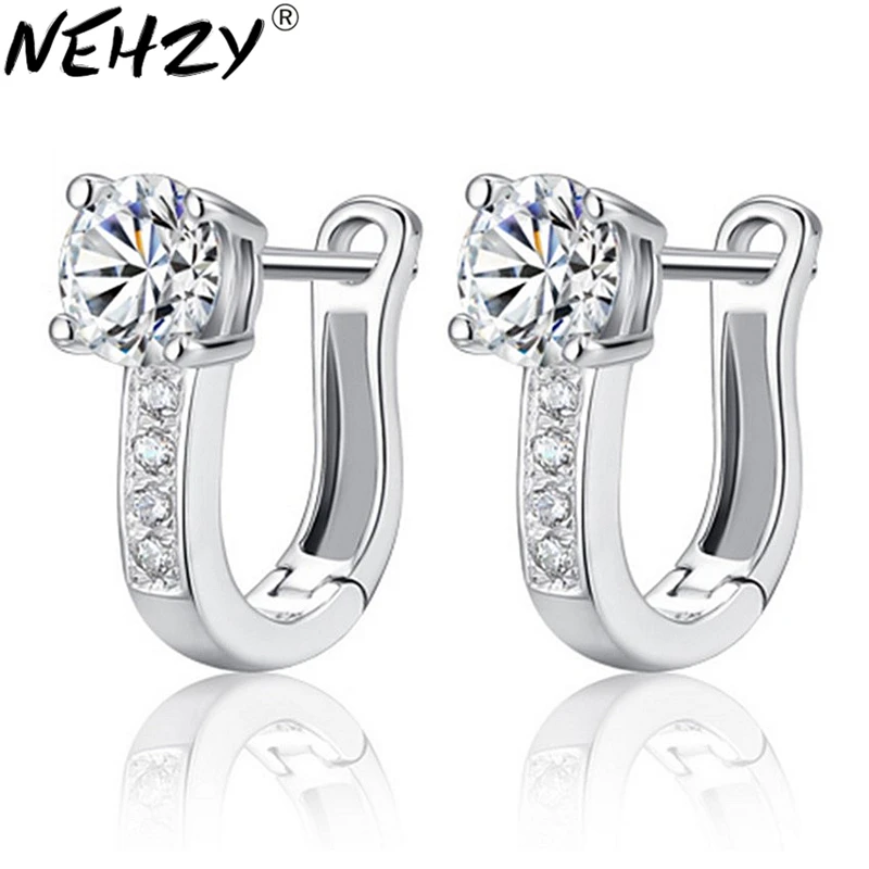 

NEHZY S925 Stamp Ms. Silver earrings crystal jewelry high quality brand manufacturers, wholesale fashion jewelry