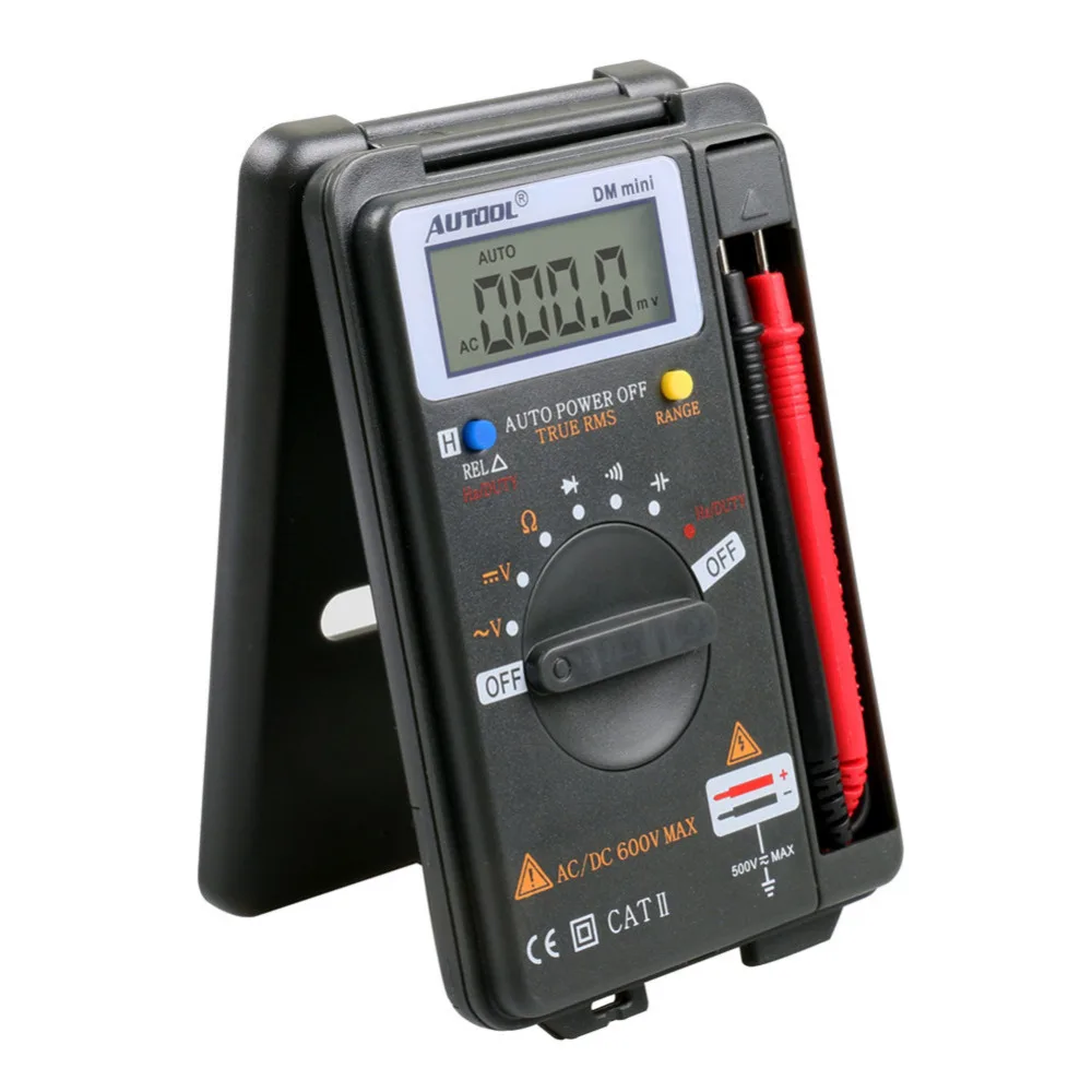 AUTOOL DM mini DMM автомобильный встроенный персональный карманный мини цифровой
