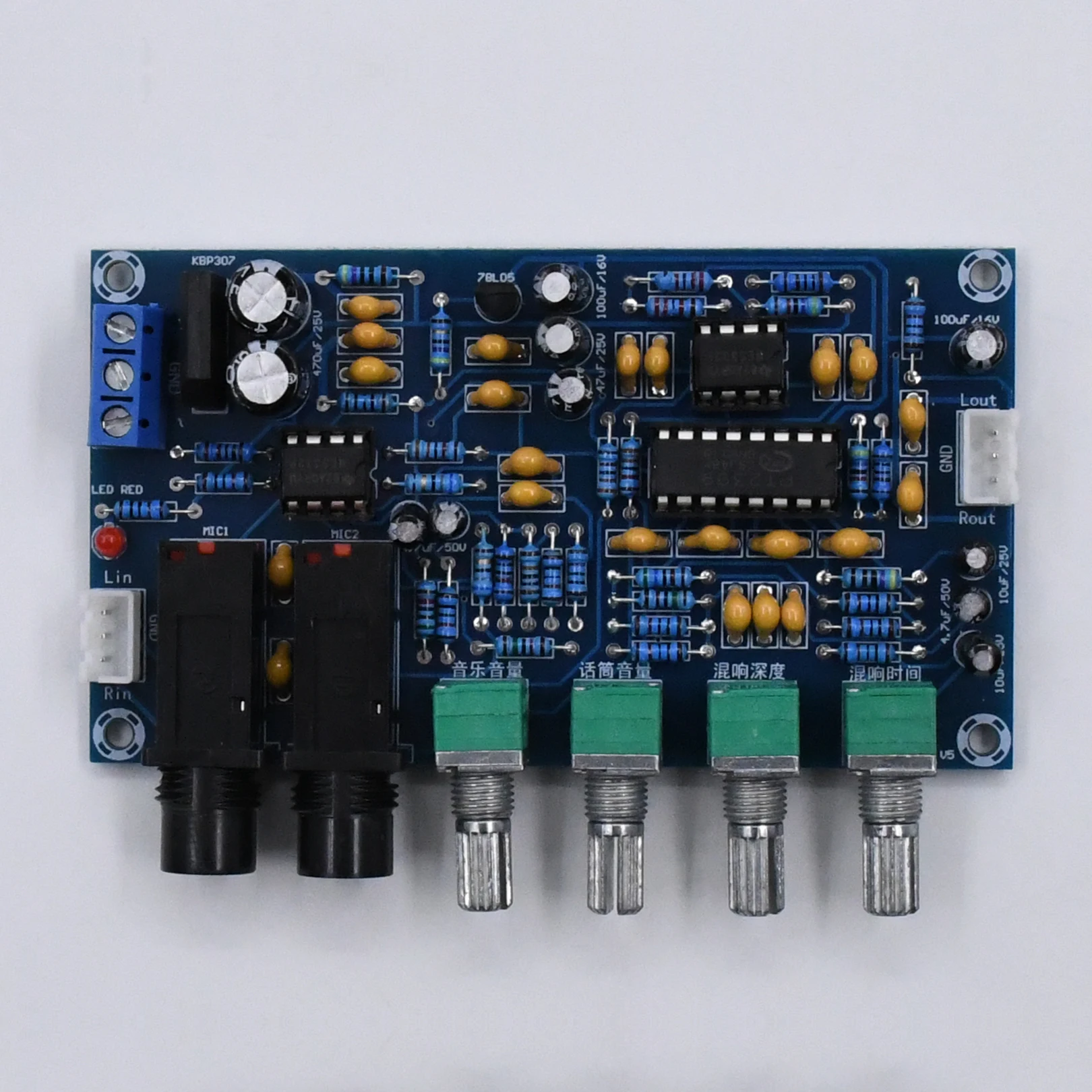 SOTAMIA PT2399 Microphone Amplifier Board K Song Reverberation Karaoke OK Preamplifier Singing | Электроника