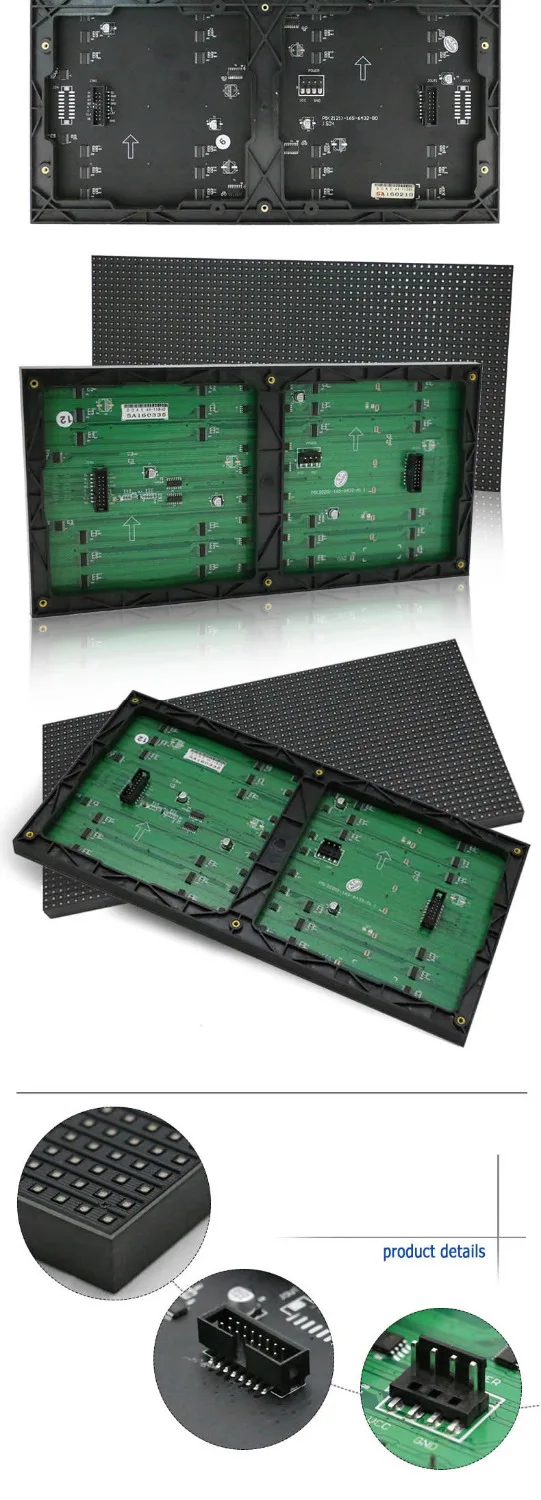 P5 HD Крытый полный Цвет светодиодный модуль 1/16 сканирования SMD 3in1 RGB 320*160 мм 64*32