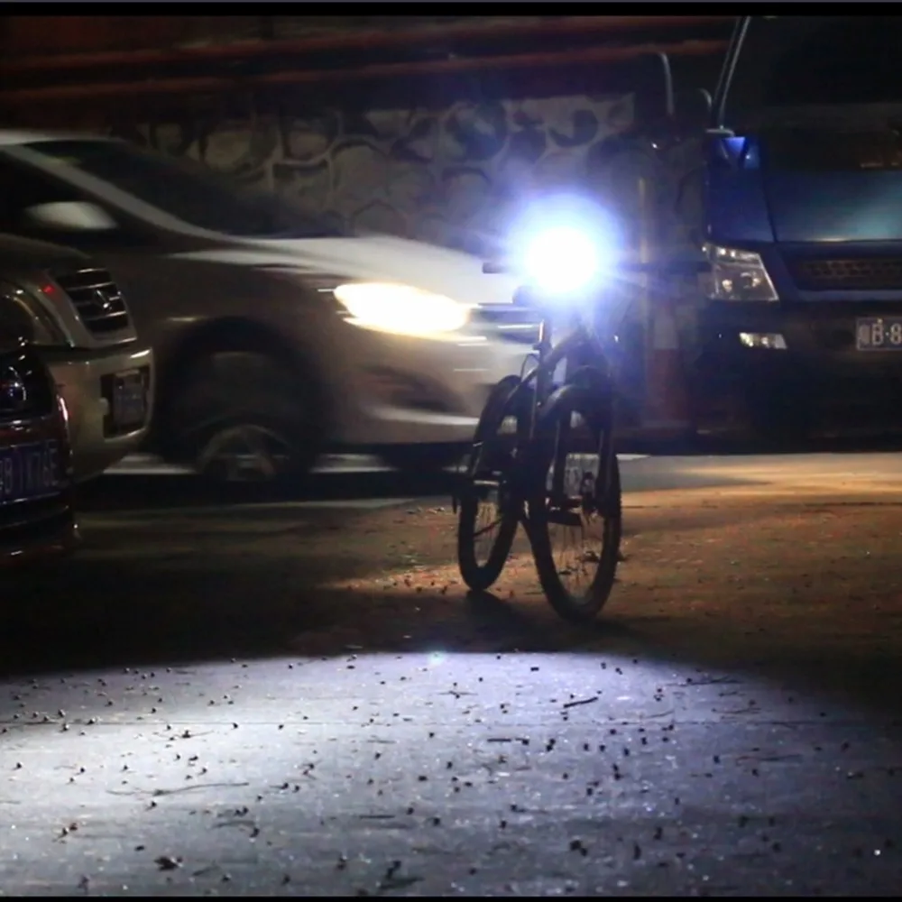 Waterproof Bike Light USB Front With 2 Led Rechargeable Battery Cycling Bicycle Flashlight MTB Accessories | Спорт и развлечения