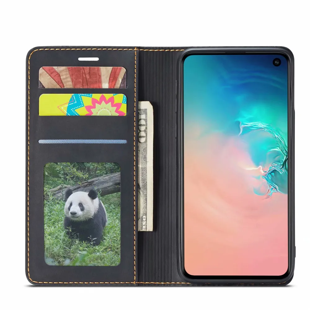 Магнитный кожаный чехол-бумажник для Samsung Galaxy S22 S21 S20 S10 Plus откидной Чехол с