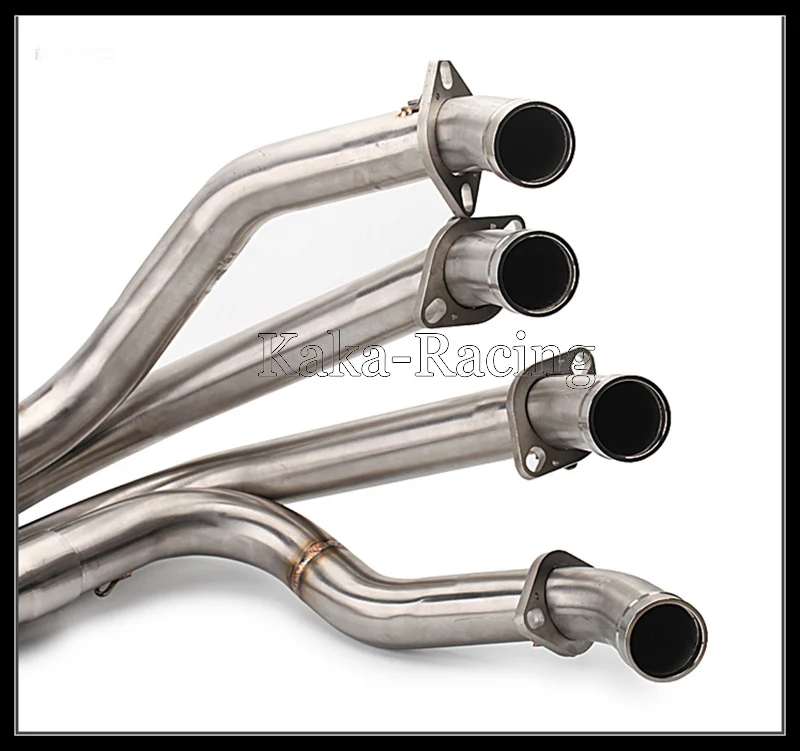 

Motorcycle Exhaust Muffler Pipe Modified Stainless Steel Front Pipe Tube exhaust Escape Full System For Kawasaki Z900RS 2017 18