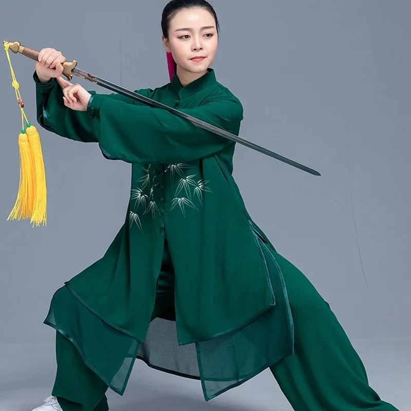 Китайский магазин одежды Wushu кунг фу форменный костюм китайского воина комплект