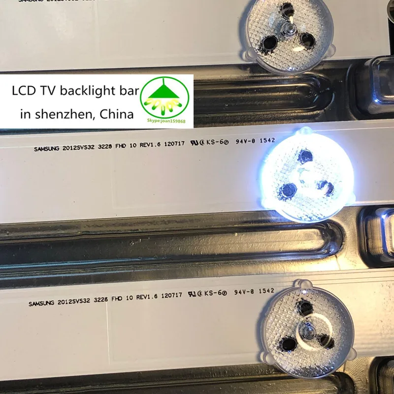 4 шт./партия светодиодный Подсветка полосы для SAMSUNG 3" BN96-24146A D1GE-320SC1-R3 32F-3535 светодиодный-40EA UE32EH5000KX 10 светодиодный s 580 мм