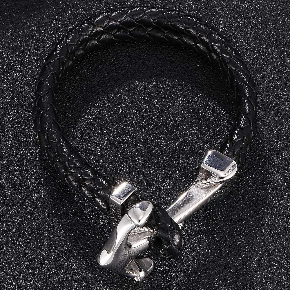 Bracelet for Men New Arrival Trendy Rope Anchor Bracelets Charm For Jewelry Gift Pulseira Masculina E767 | Украшения и аксессуары
