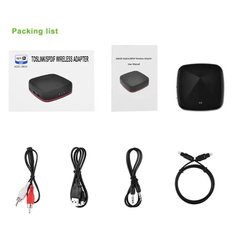 CSR8675 адаптер Bluetooth 5,0 передатчик приемник APTX HD/LL беспроводной Audior 400 мАч низкая задержка поддержка APT-X AAC 54X54X15 мм