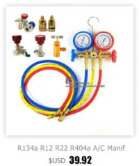 1/4 ''-1/4'' клапан управления потоком для шланга для зарядки хладагента R404A R22 R407C