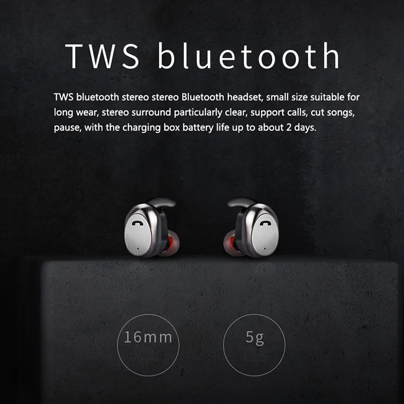 M9 Tws bluetooth-гарнитуры Trus беспроводные наушники-вкладыши для зарядки мини бас