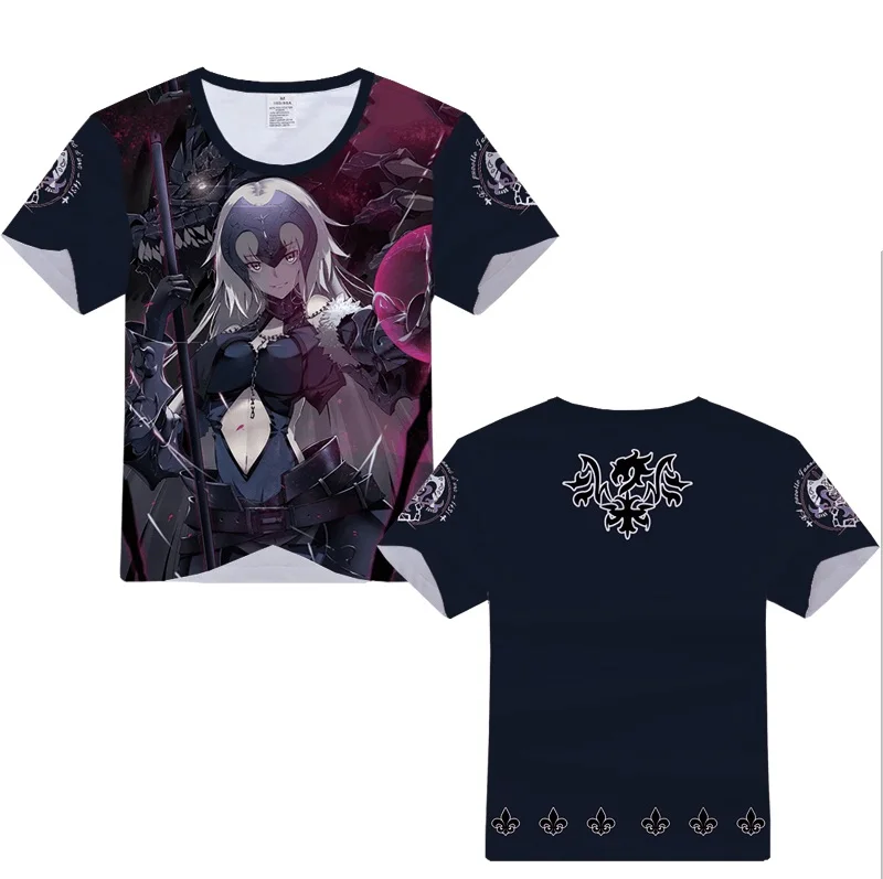 

Футболка FGO Fate/Grand Order с аниме-принтом, мужские Топы И Футболки