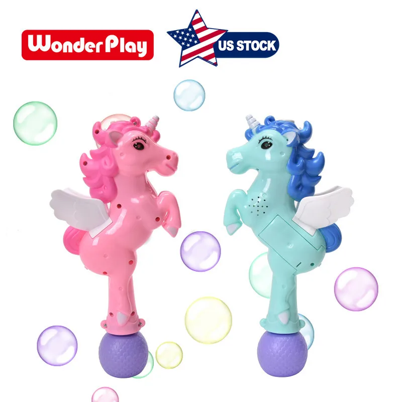 Корабль от USAWonderplay Out дверь Единорог пистолет для мыльных пузырей игрушек
