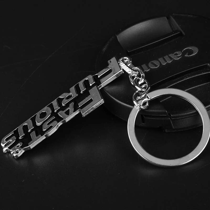 Быстрый и бешеный заряженный автомобиль 8 брелок кино ювелирное изделие