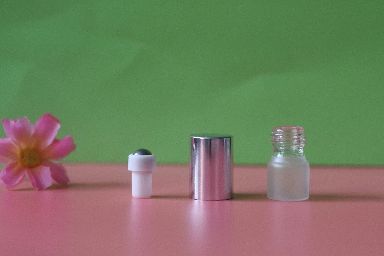 1 мл мини матовая стеклянная бутылка для полировки рулон флаконов пустой