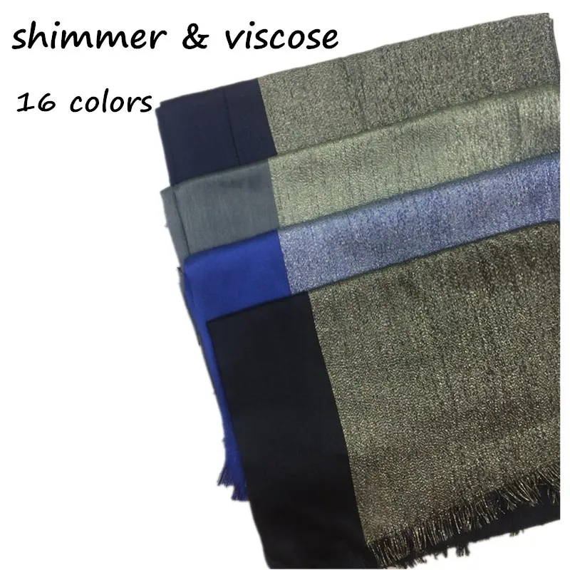 Hot sale gold thread solid fringed scarf women shimmer plain wraps shawl cosy viscose musilm hijabs 10pcs/lot fast shipping |
