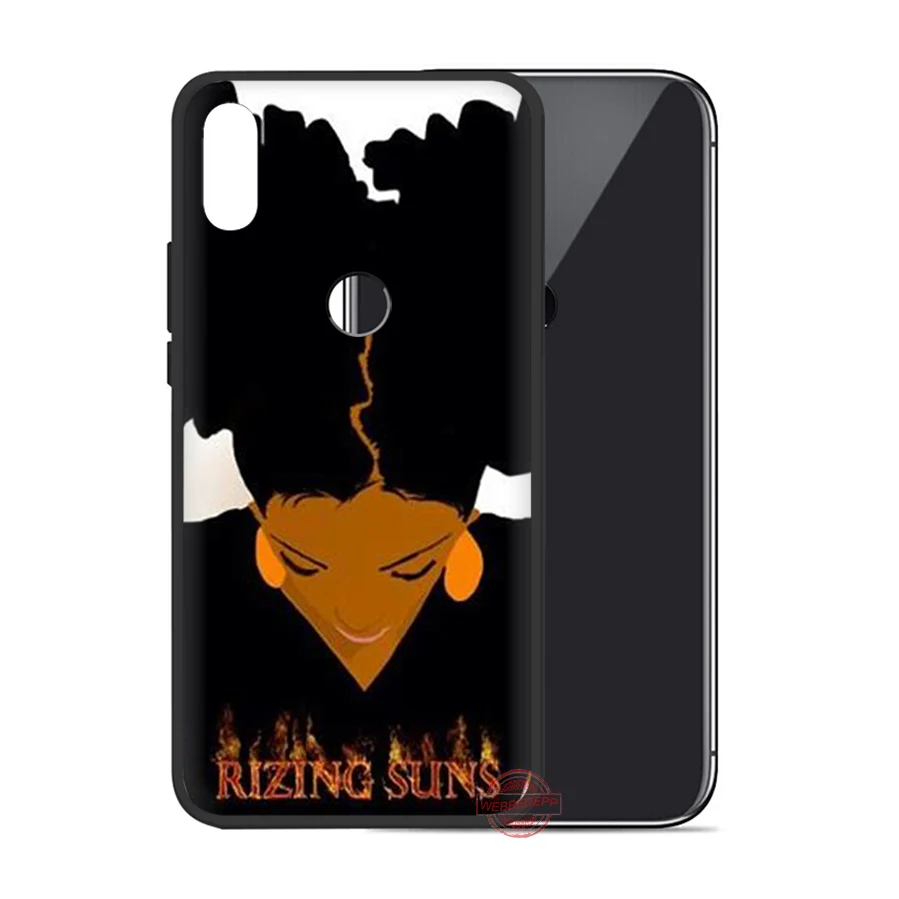 WEBBEDEPP 2 бунц меланина попсовое черная девочка мягкий чехол для Huawei P8 P9 P10 P20 P30 Lite рro