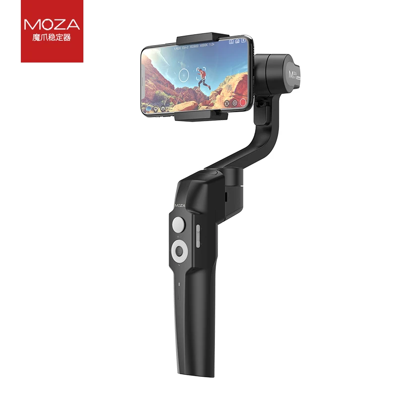 Складной трехосевой стабилизатор Moza Mini-S шарнирный для телефона iPhone X Huawei P30 Samsung