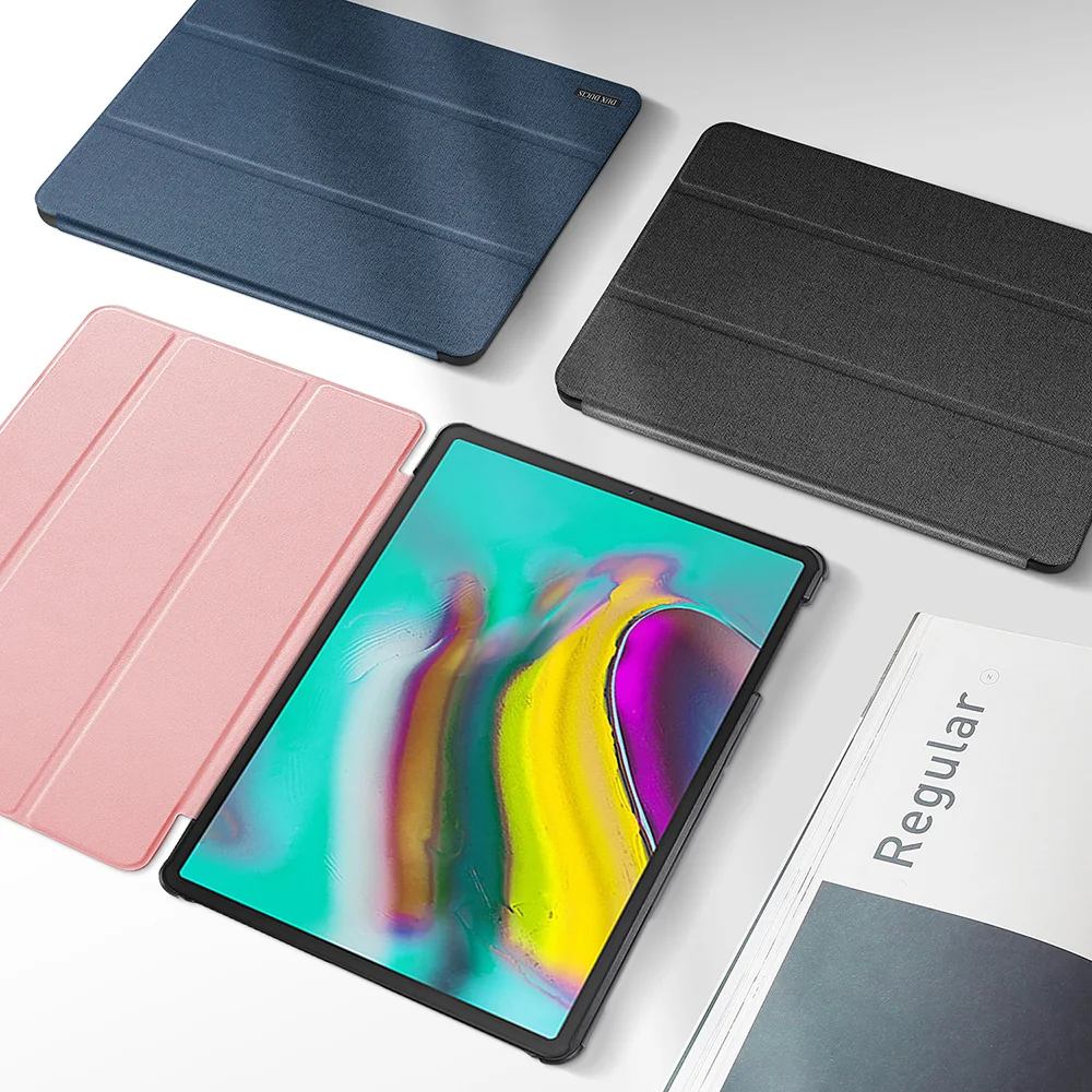Чехол книжка DUX DUCIS из искусственной кожи для Samsung Galaxy TAB S5E умный защитный чехол S5 E