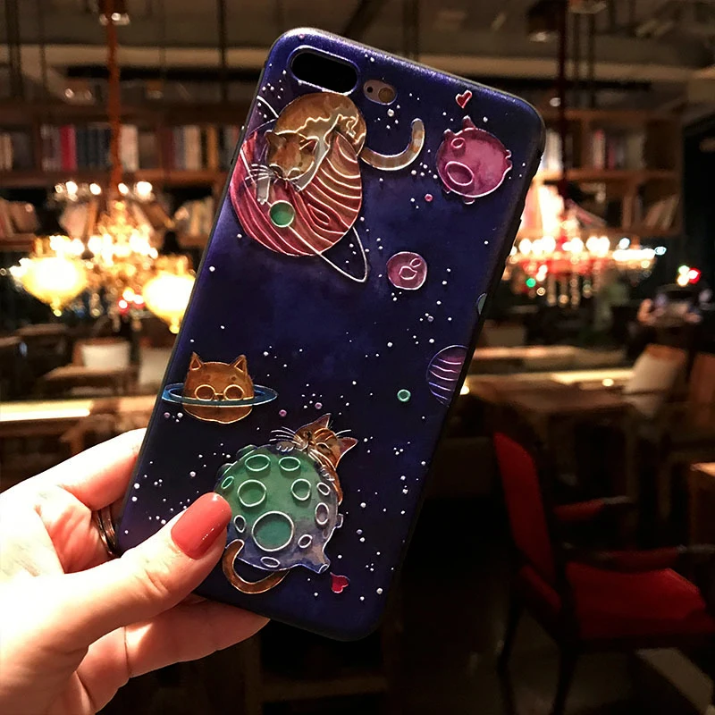 Силиконовый чехол для iPhone 6 plus 6s X 7 8 XR XS Max 11 pro Max|phone cases|3d phone casecase |