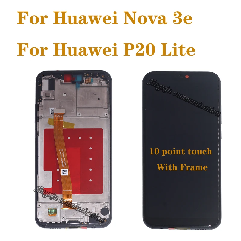 Оригинальный дисплей 5 84 дюйма с рамкой для Huawei P20 Lite ЖК-дисплей и дигитайзер