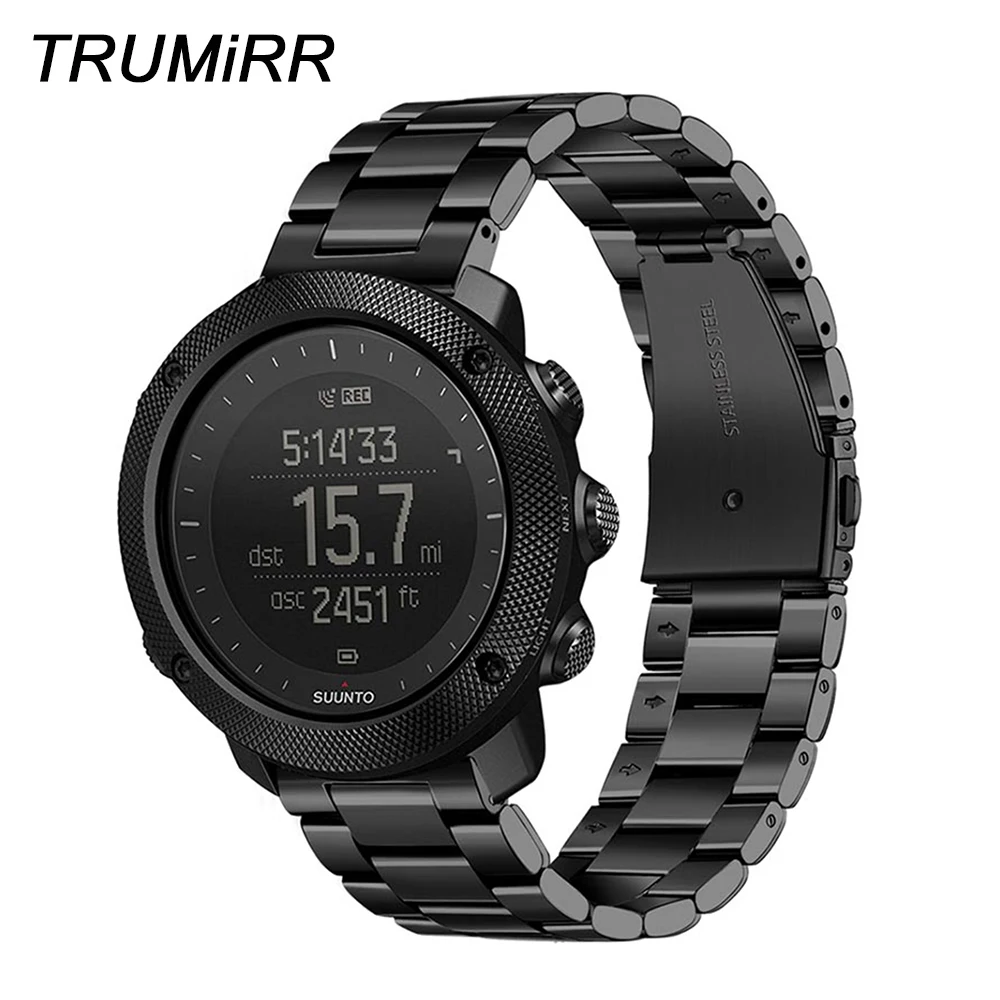 Ремешок из нержавеющей стали TRUMiRR для Suunto 7 / 9 Spartan Baro GPS D5 | Наручные часы