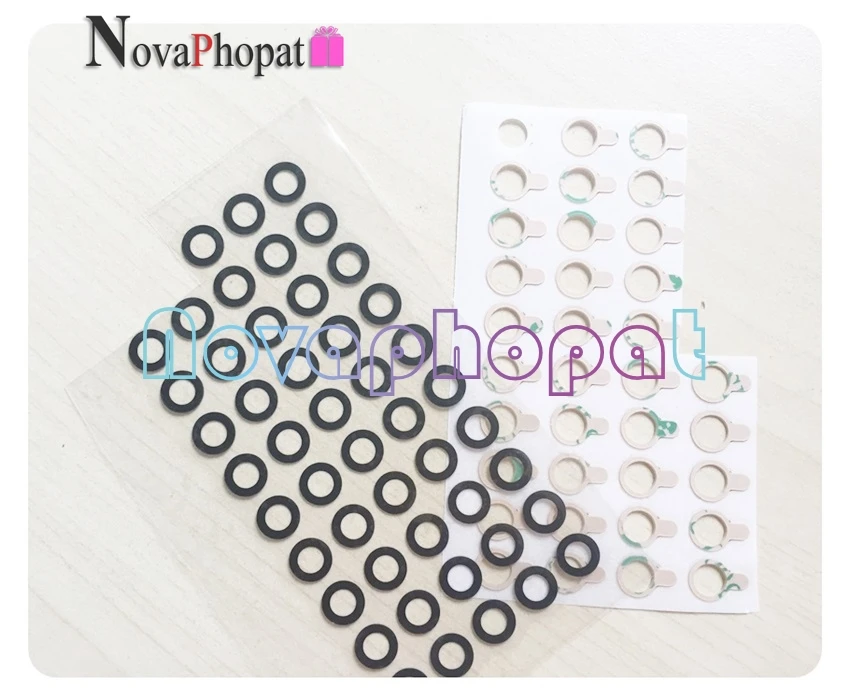 Объектив Novaphopat задний стеклянный черный для Iphone 6 6S 6G 6P 7 7G 7P 8G 8 8P + Plus X XR XS