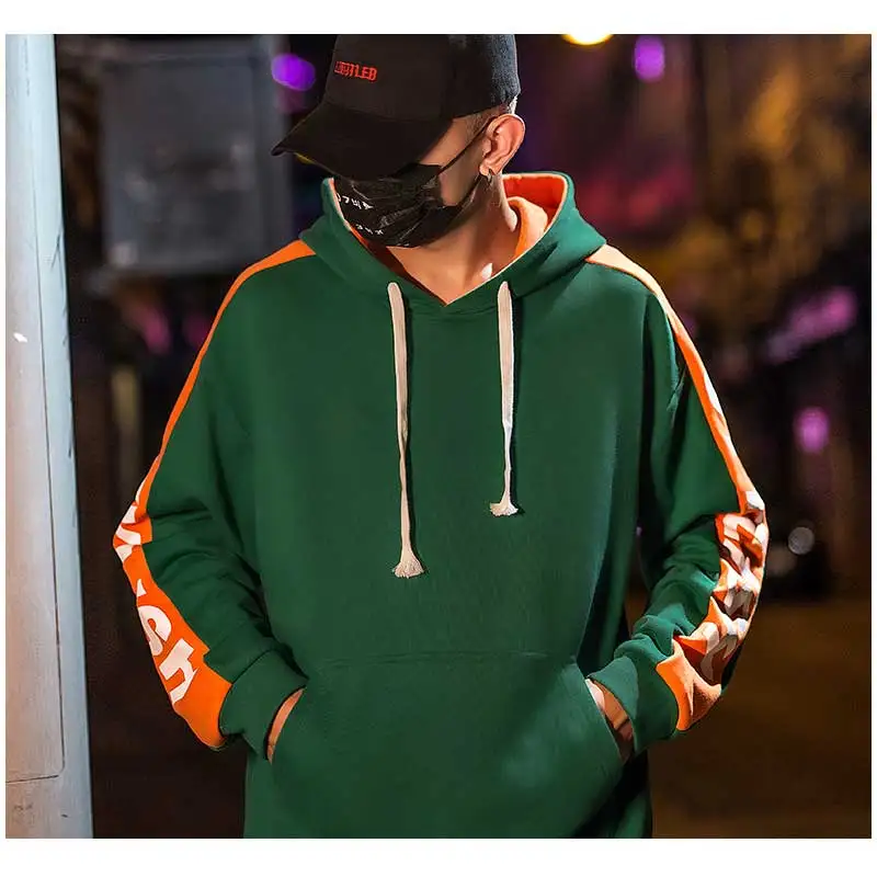 Be.YuMiao hip hop man's hoodies man and women Couple Sweatshirts coat Korean plus velvet thickening clothes Bangtan Boys k-pop | Мужская