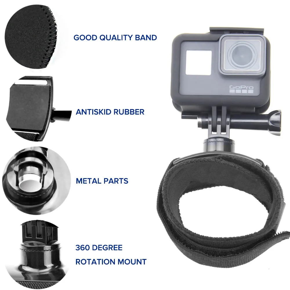 Husiway 360 градусов ремешок для всех Gopro Hero 5 4 3 + 2 SJ4000 SJ5000 камеры xiaomi yi | Электроника