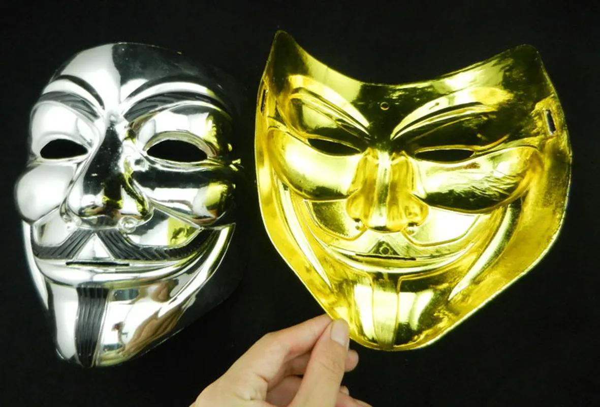 Маска для вечеринки на Хэллоуин Anonymous Guy Fawkes маскарадные маски аксессуар костюма