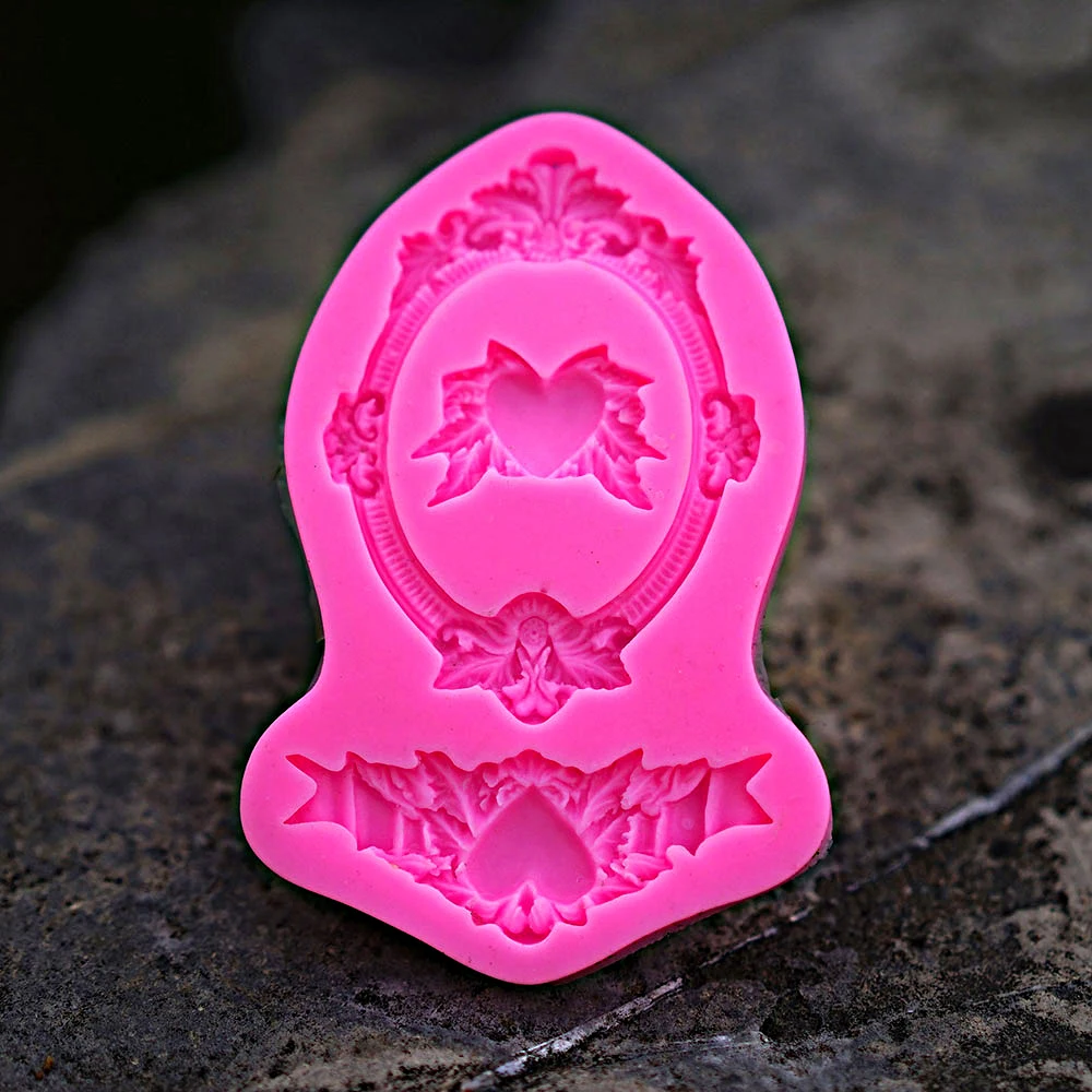 Силиконовые формы в форме сердца для украшения свадебного торта Confeitaria Moldes de Silicone