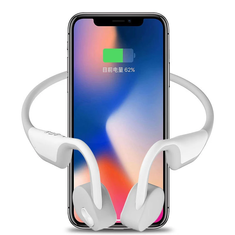 

Jelly Comb Bh128 Bone Conduction Earphone Bluetooth 5.0 Headset Wireless Earhook Sport Headphone Super Long Standby for iPhone