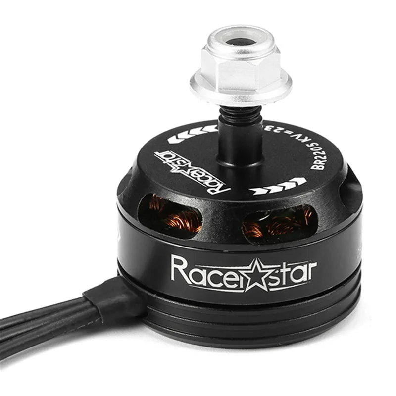 Racerstar Racing Edition 2205 BR2205 2300KV 2-4S бесщеточный двигатель CW CCW черный для QAV250 ZMR250 260 RC Drone